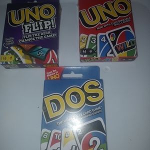 Copy - 3 pks uno card sets